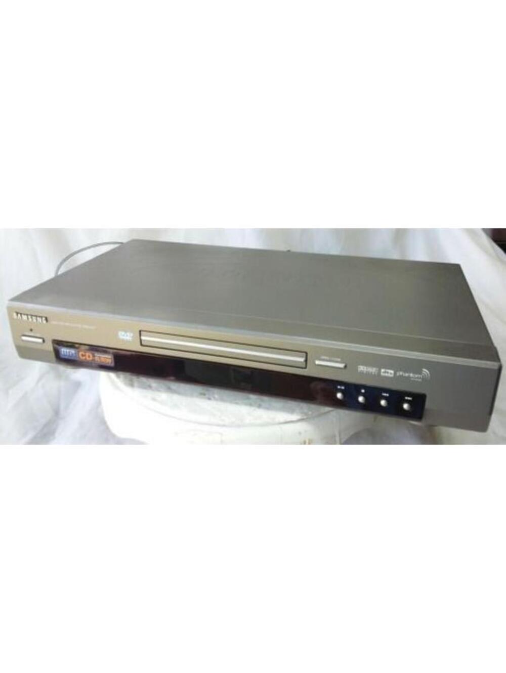 Samsung DVD-S221 Progressive Scan DVD CD Player Silver Fully Tested Working
